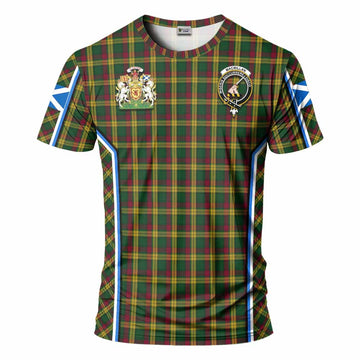 MacMillan (McMillan) Tartan Crest T-shirt Scotland Coat of Arm Flag Style - Tartan Vibes Clothing