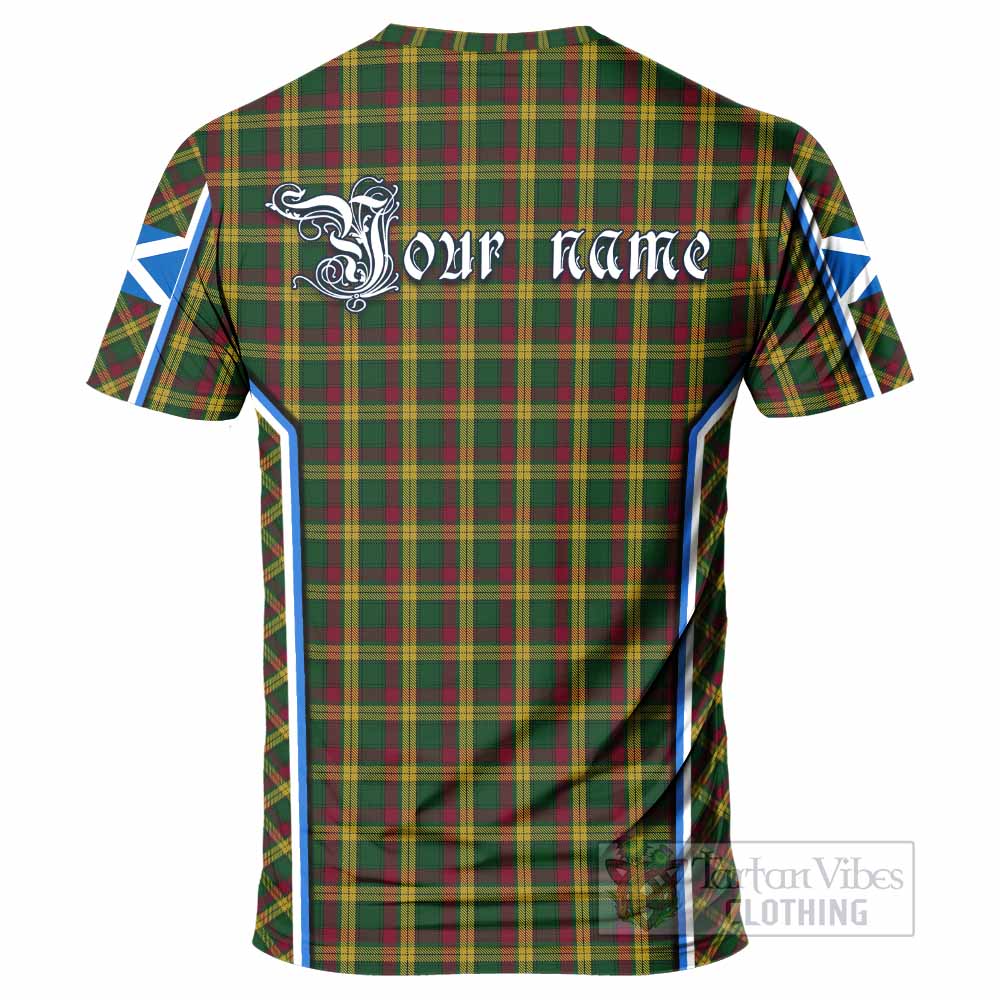MacMillan (McMillan) Tartan Crest T-shirt Scotland Coat of Arm Flag Style - Tartan Vibes Clothing