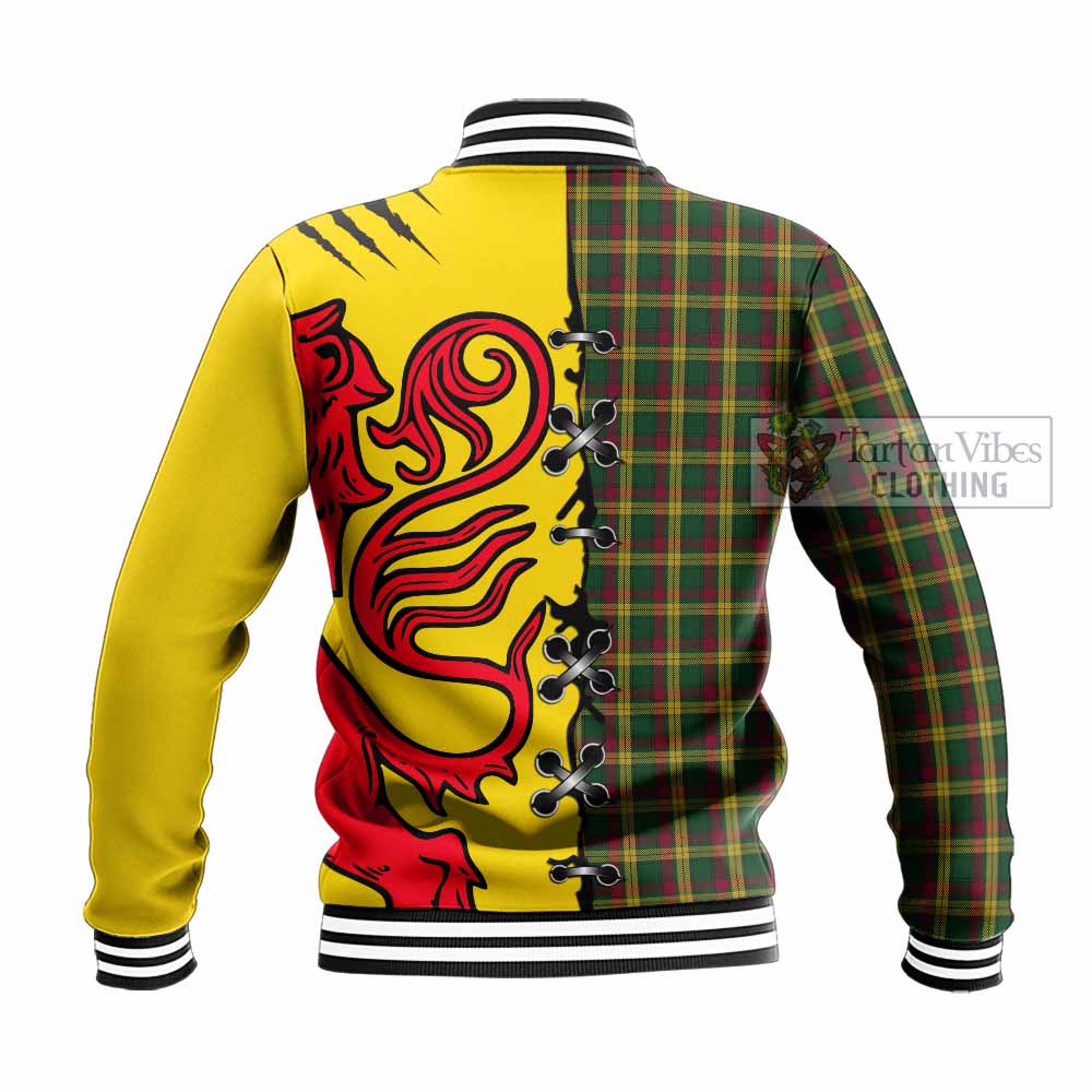 MacMillan (McMillan) Tartan Family Crest Baseball Jacket Lion Rampant Honor - Tartan Vibes Clothing