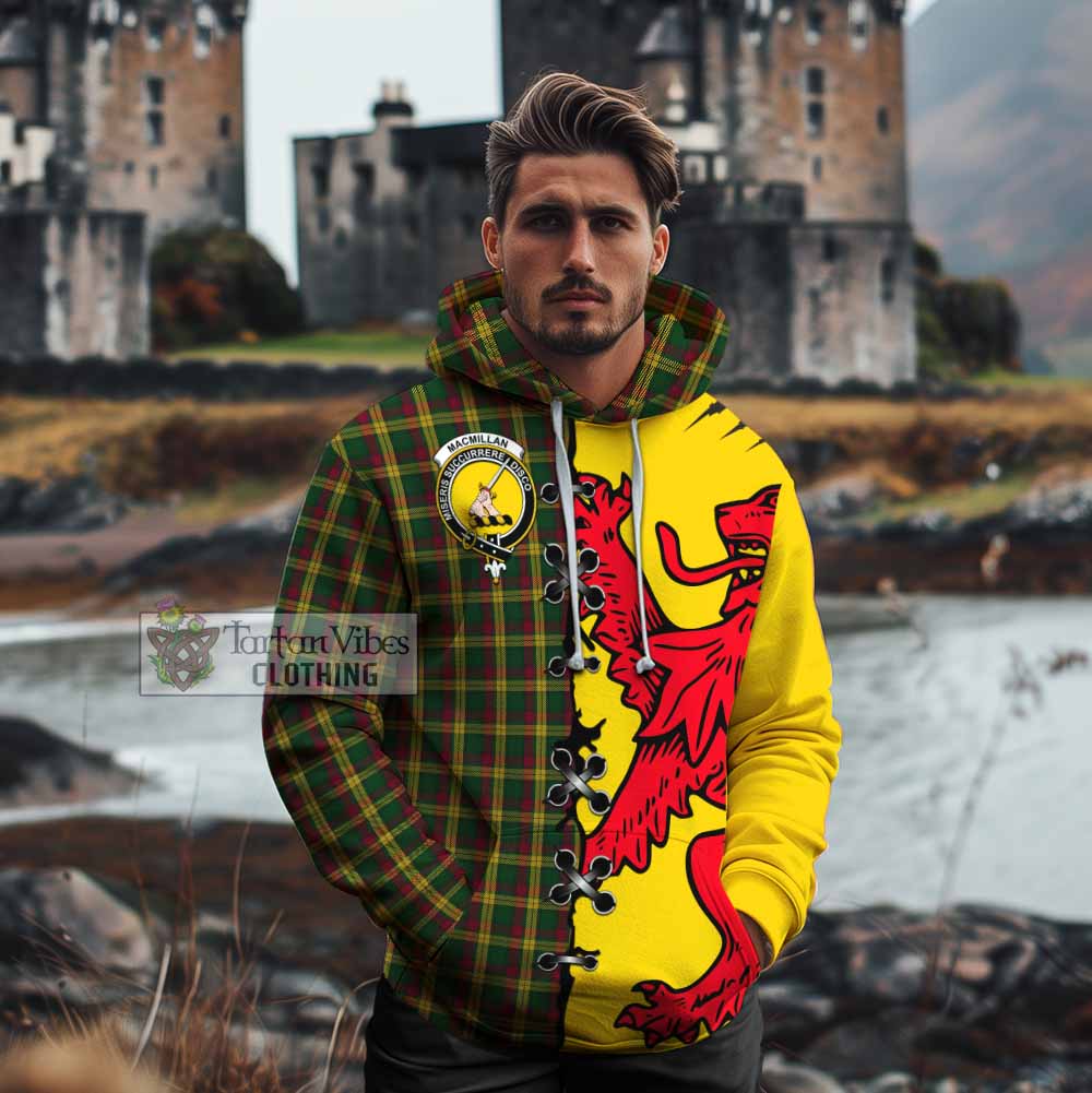 MacMillan (McMillan) Tartan Family Crest Cotton Hoodie Lion Rampant Honor - Tartan Vibes Clothing