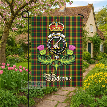 MacMillan (McMillan) Tartan Family Crest Garden Flag Royal Thistle Welcome Style - Tartan Vibes Clothing