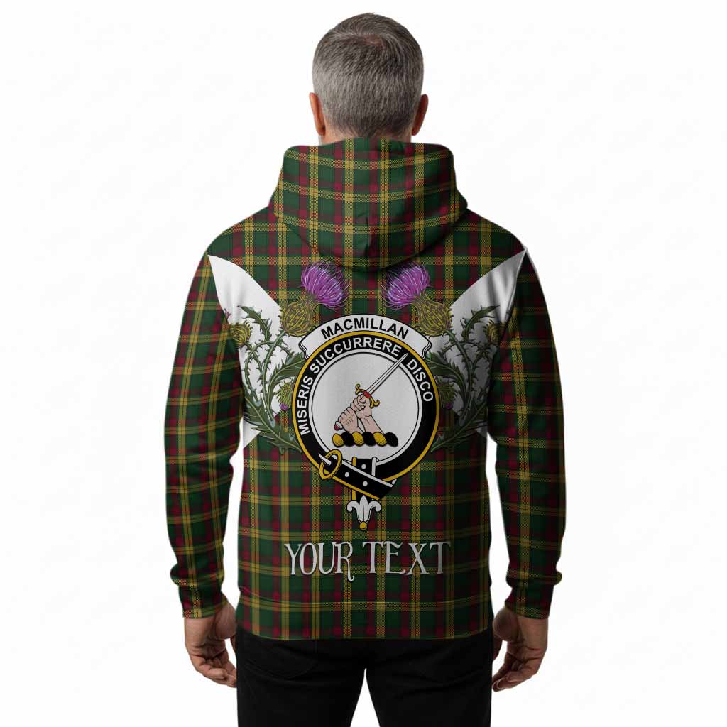 MacMillan (McMillan) Tartan Family Crest Hoodie Scottish Burns Night Thistle Floral