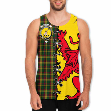 MacMillan (McMillan) Tartan Family Crest Men Tank Top Lion Rampant Honor