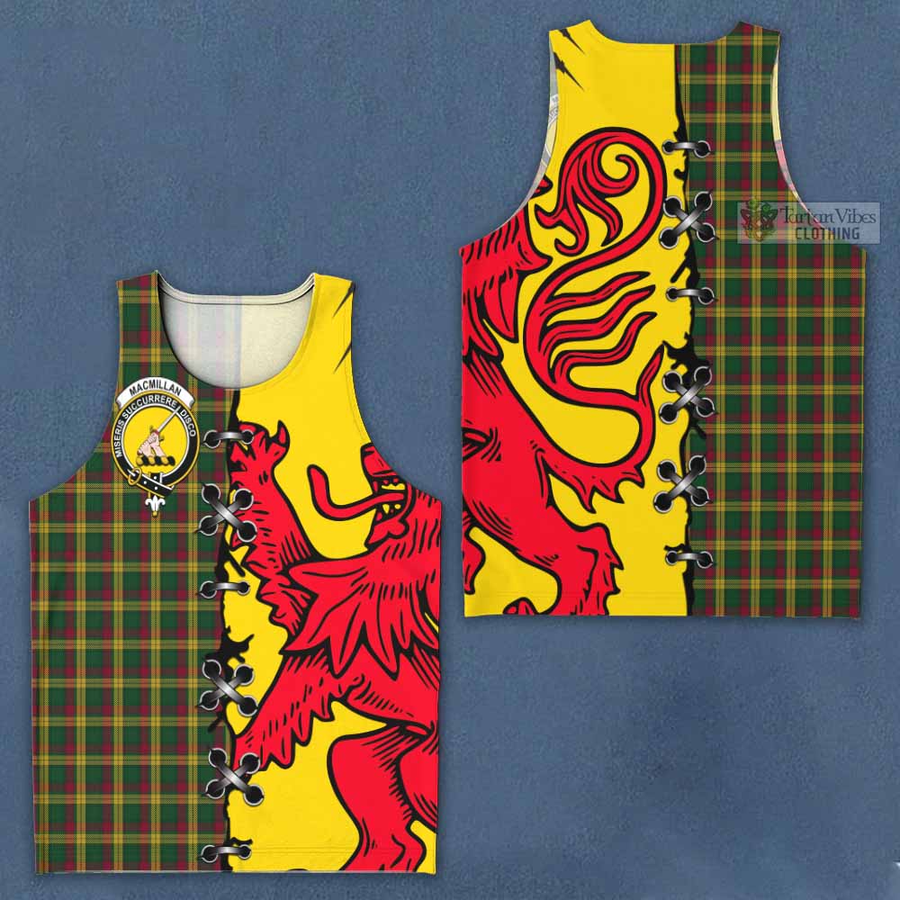 MacMillan (McMillan) Tartan Family Crest Men Tank Top Lion Rampant Honor - Tartan Vibes Clothing