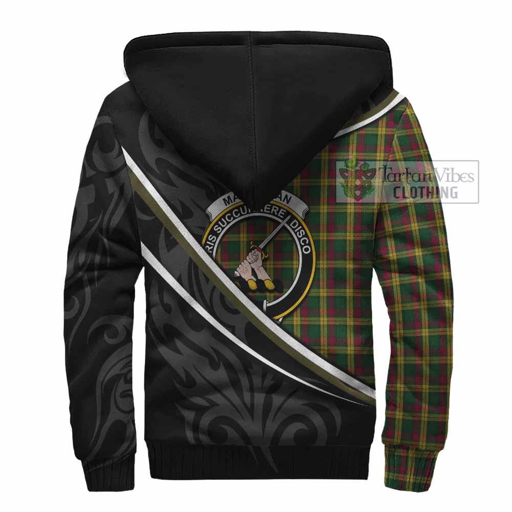 MacMillan (McMillan) Tartan Family Crest Sherpa Hoodie Celtic Scottish Thistle Floral - Tartan Vibes Clothing