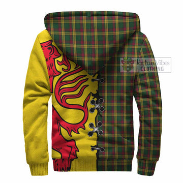 MacMillan (McMillan) Tartan Family Crest Sherpa Hoodie Lion Rampant Honor