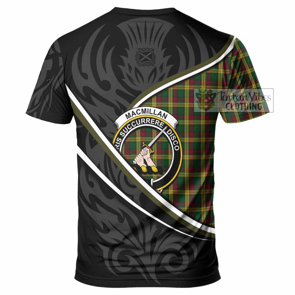 MacMillan (McMillan) Tartan Family Crest T-shirt Celtic Scottish Thistle Floral - Tartan Vibes Clothing