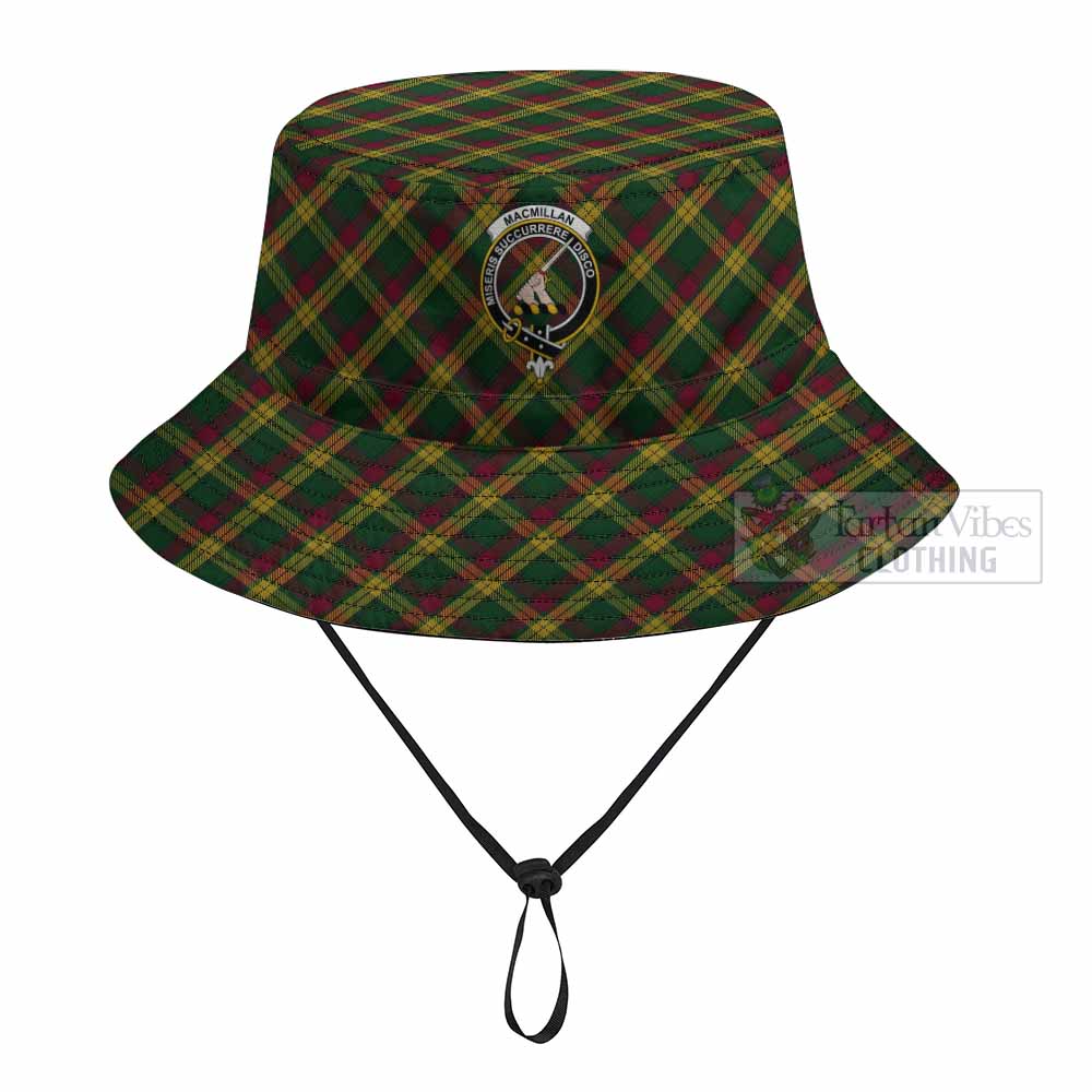 MacMillan (McMillan) Tartan Fishing Hat with Family Crest