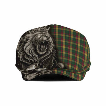 MacMillan (McMillan) Tartan Flat Cap, Jeff Cap Roaring Lion Heritage