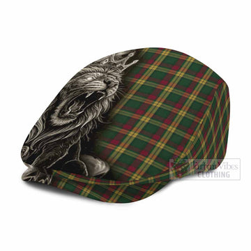 MacMillan (McMillan) Tartan Flat Cap, Jeff Cap Roaring Lion Heritage