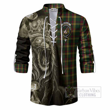 MacMillan (McMillan) Tartan Ghillie Shirt Roaring Lion Heritage