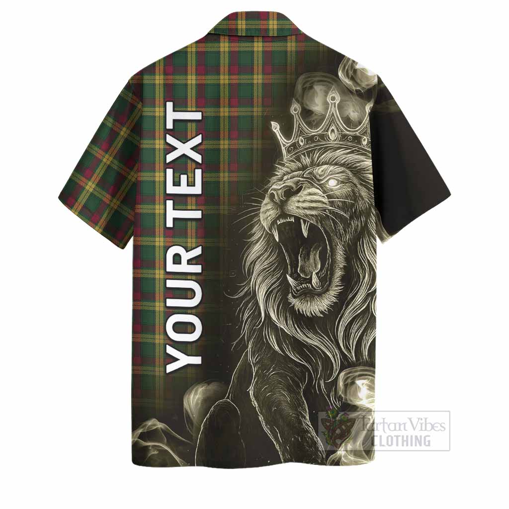 MacMillan (McMillan) Tartan Hawaiian Shirt Roaring Lion Heritage