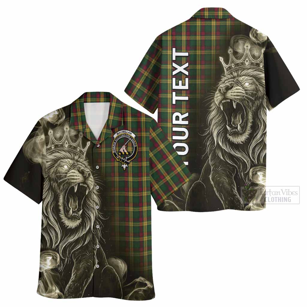 MacMillan (McMillan) Tartan Hawaiian Shirt Roaring Lion Heritage