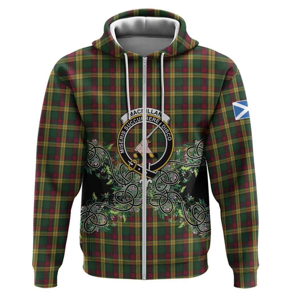 MacMillan (McMillan) Tartan Hoodie Thistle Scottish Spirit