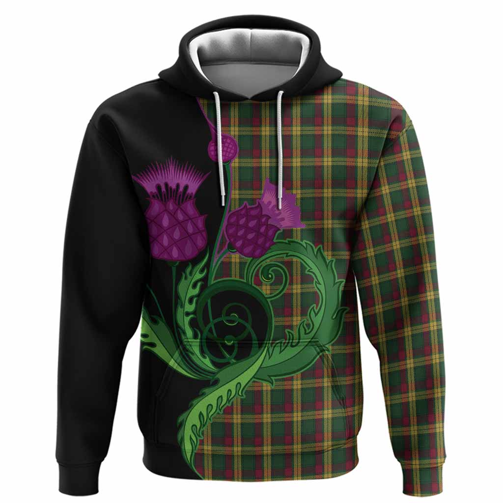 MacMillan (McMillan) Tartan Hoodie Traditional Scottish Thistle