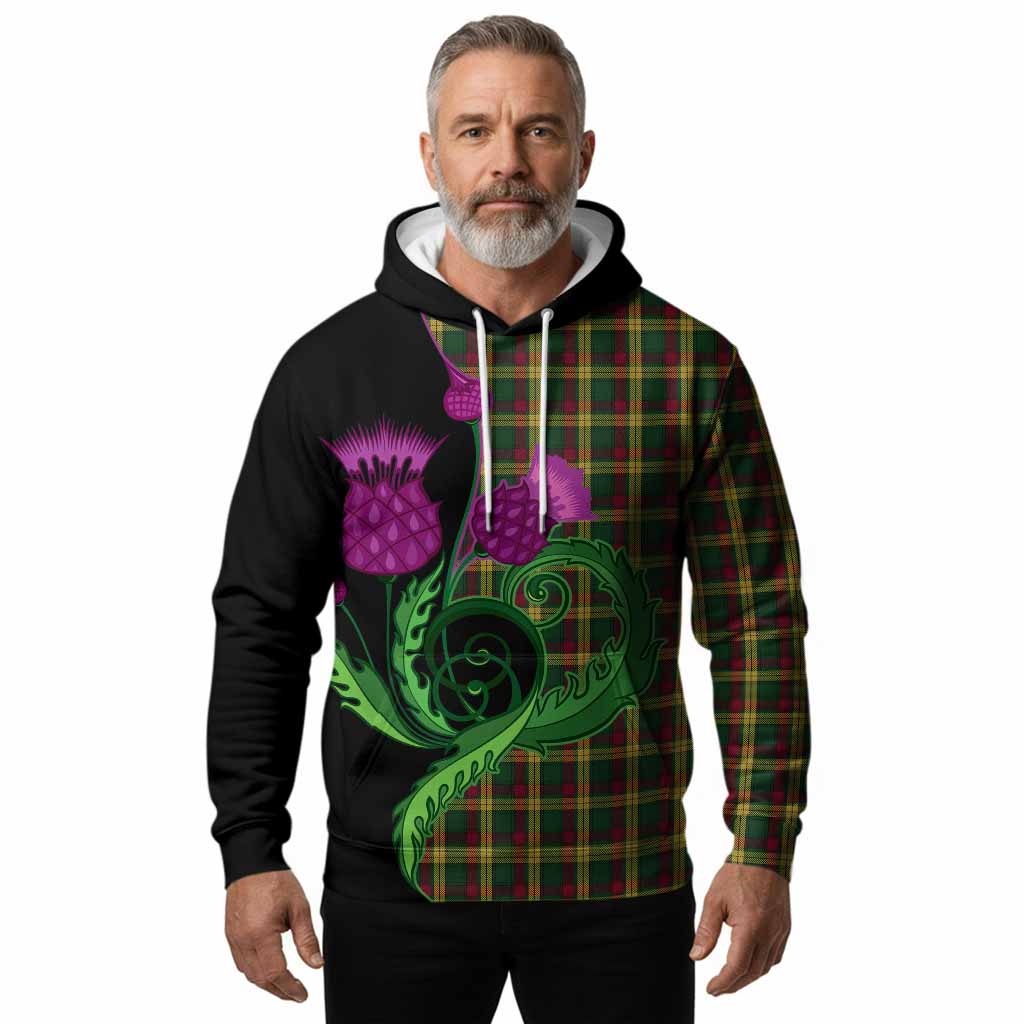 MacMillan (McMillan) Tartan Hoodie Traditional Scottish Thistle