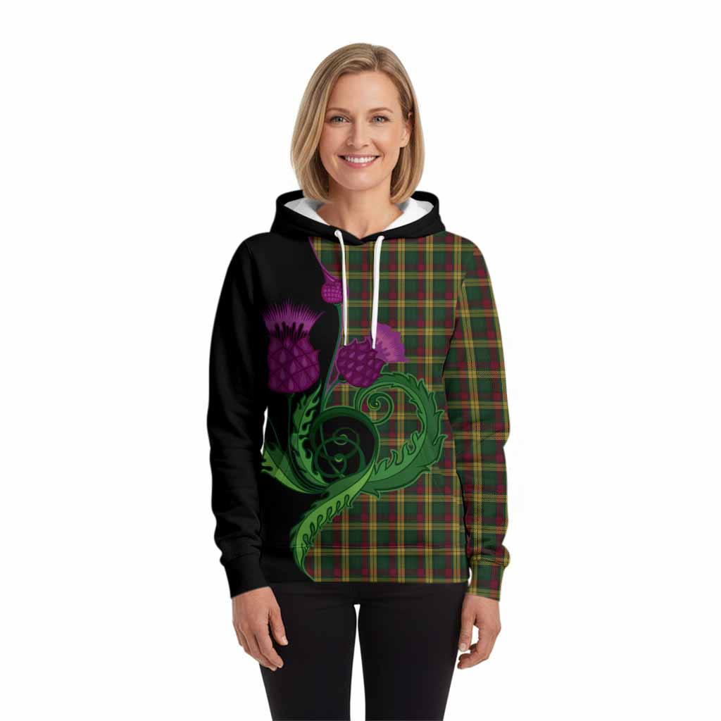 MacMillan (McMillan) Tartan Hoodie Traditional Scottish Thistle