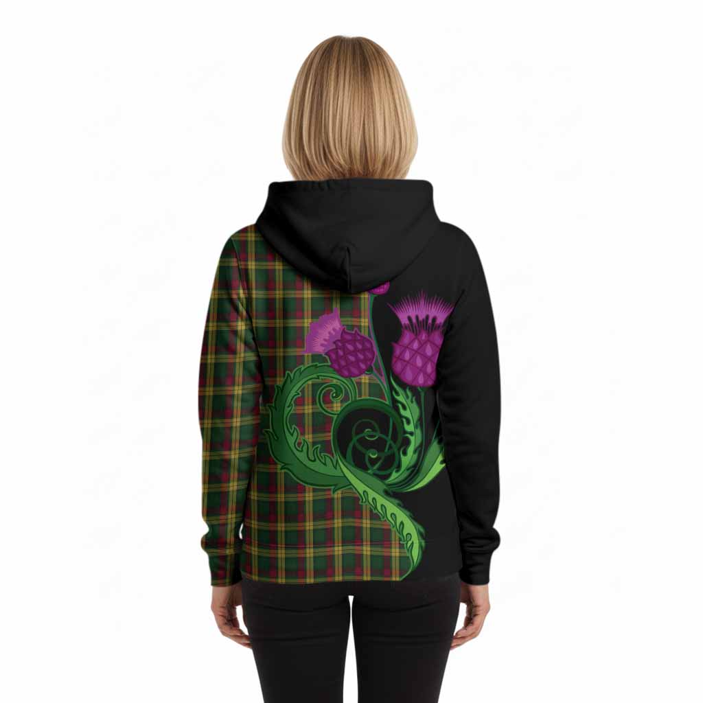 MacMillan (McMillan) Tartan Hoodie Traditional Scottish Thistle