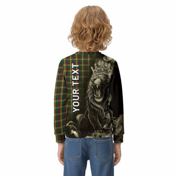 MacMillan (McMillan) Tartan Kid Knitted Sweatshirt Roaring Lion Heritage