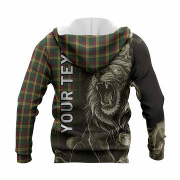 MacMillan (McMillan) Tartan Knitted Hoodie Roaring Lion Heritage