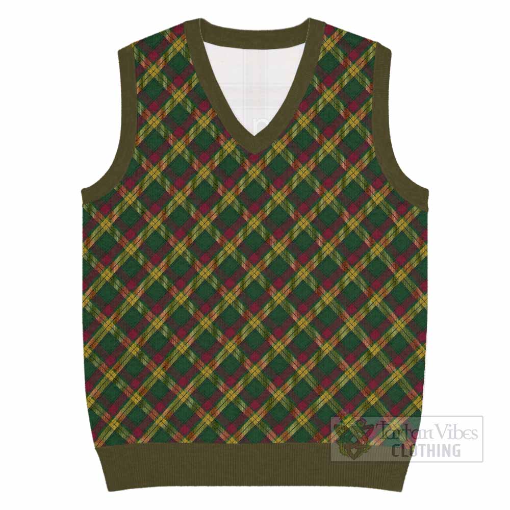 MacMillan (McMillan) Tartan  Knitted V-Neck Vest Cross Style