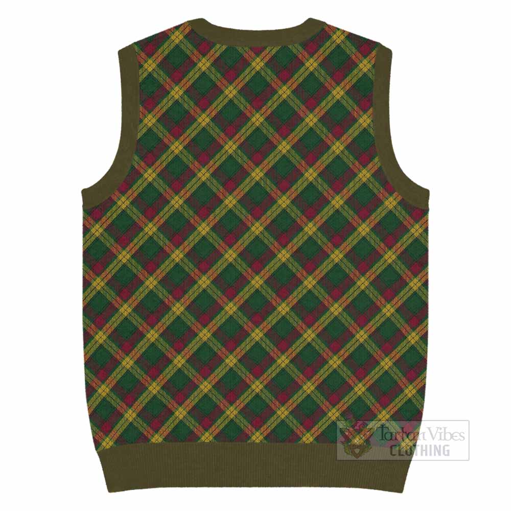 MacMillan (McMillan) Tartan  Knitted V-Neck Vest Cross Style