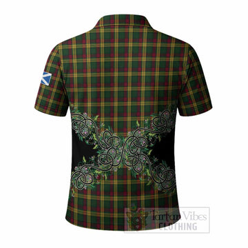 MacMillan (McMillan) Tartan Polo Shirt Thistle Scottish Spirit