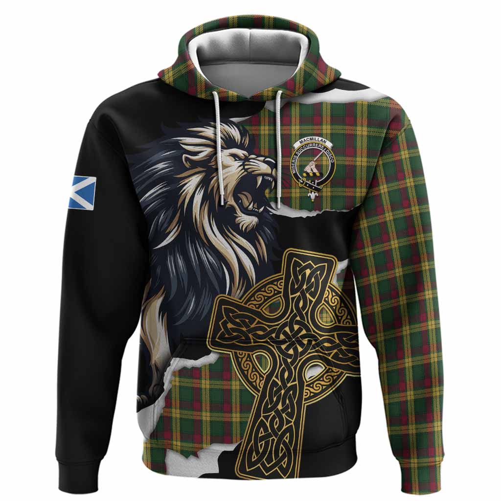 MacMillan (McMillan) Tartan Scottish Hoodie Lion Celtic Heritage