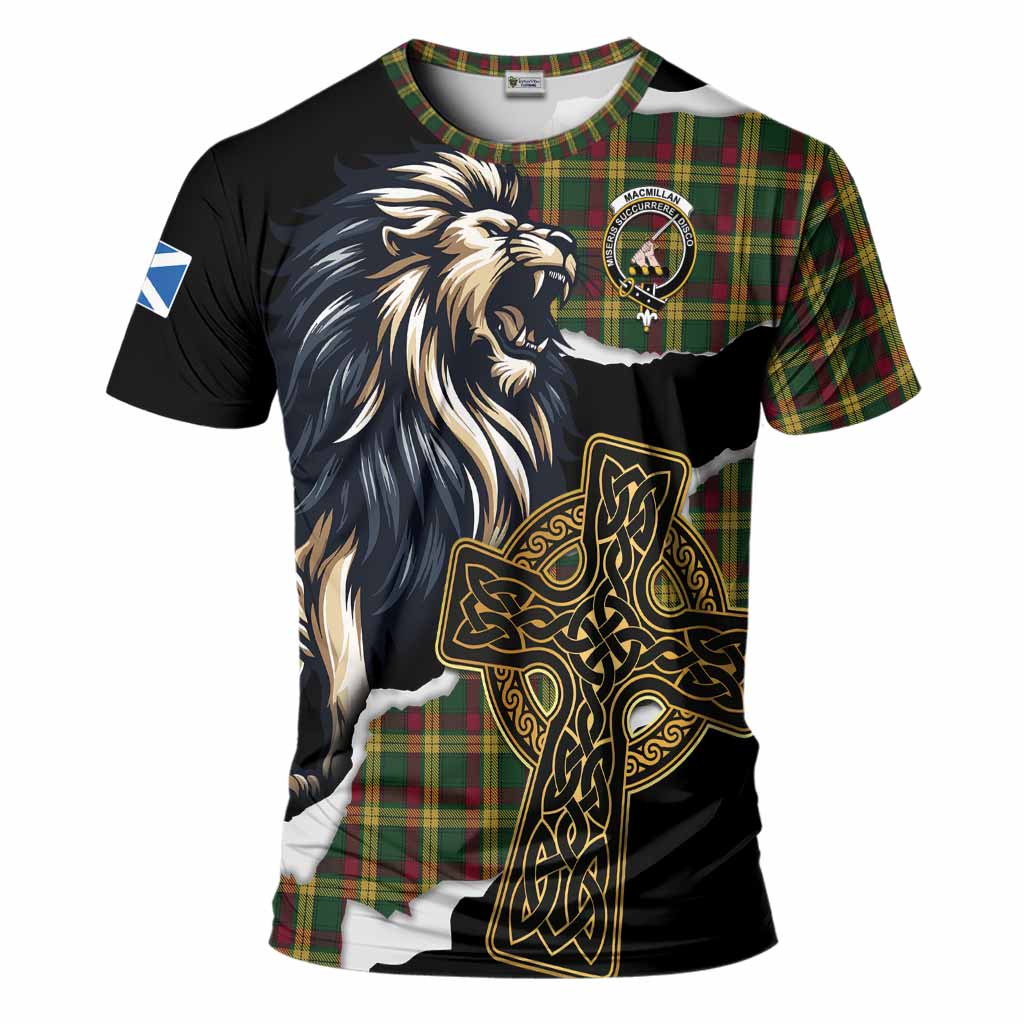 MacMillan (McMillan) Tartan Scottish T-Shirt Lion Celtic Heritage