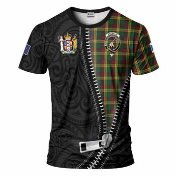 MacMillan (McMillan) Tartan T-Shirt New Zealand Pattern Unique Zipper Stylized