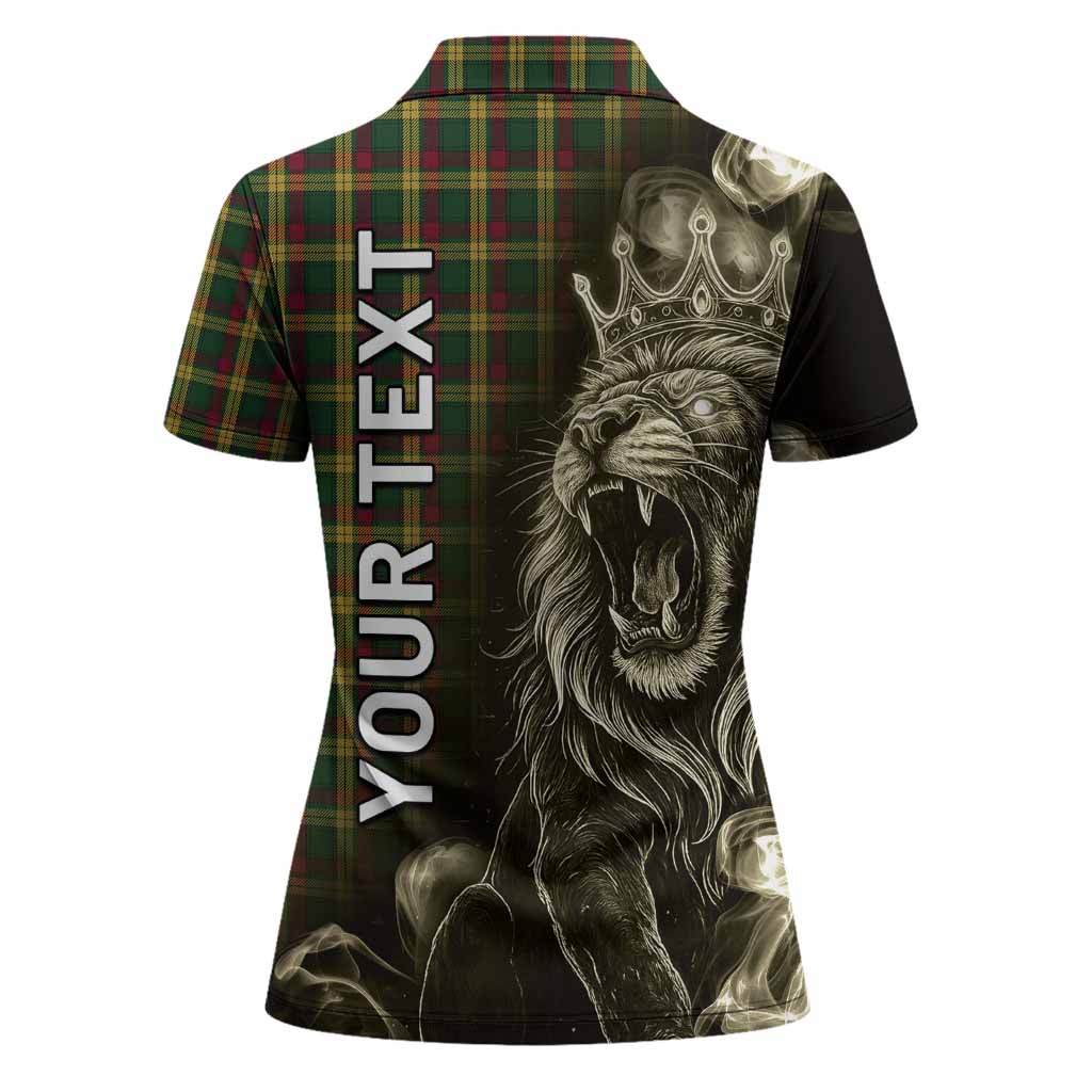 MacMillan (McMillan) Tartan Women Polo Shirt Roaring Lion Heritage
