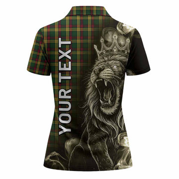 MacMillan (McMillan) Tartan Women Polo Shirt Roaring Lion Heritage