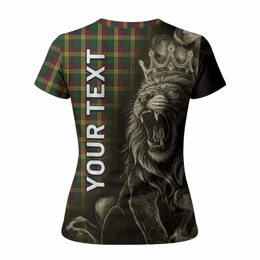 MacMillan (McMillan) Tartan Women T shirt Roaring Lion Heritage