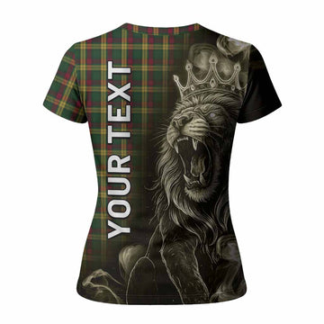 MacMillan (McMillan) Tartan Women T shirt Roaring Lion Heritage