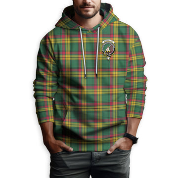 MacMillan Old Ancient Tartan Hoodie with Family Crest