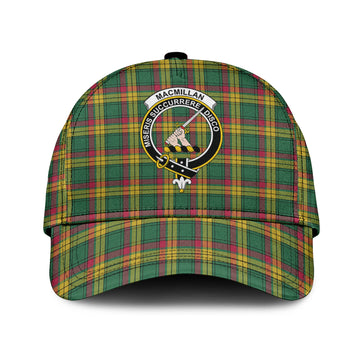 MacMillan Old Ancient Tartan Classic Cap with Family Crest