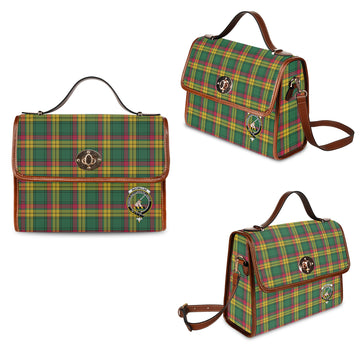 MacMillan Old Ancient Tartan Waterproof Canvas Bag with Family Crest