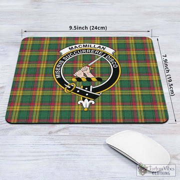 MacMillan Old Ancient Tartan Mouse Pad with Family Crest
