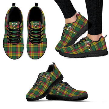 MacMillan Old Ancient Tartan Sneakers with Family Crest