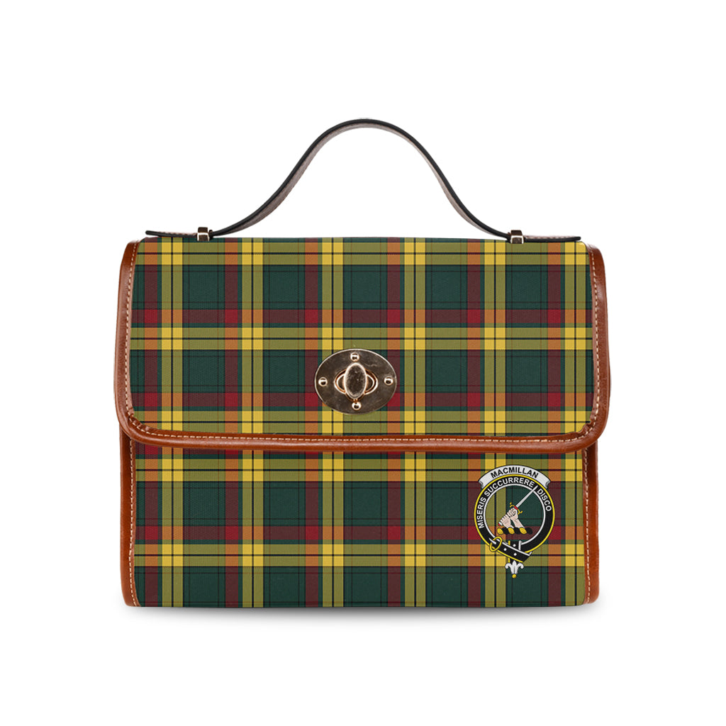 macmillan-old-modern-tartan-leather-strap-waterproof-canvas-bag-with-family-crest