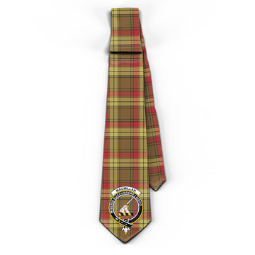 MacMillan Old Weathered Tartan Classic Necktie with Family Crest