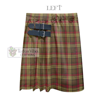 MacMillan Old Weathered Tartan Men's Pleated Skirt - Fashion Casual Retro Scottish Kilt Style