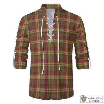 MacMillan Old Weathered Tartan Men's Scottish Traditional Jacobite Ghillie Kilt Shirt