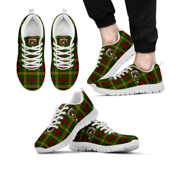 MacMillan Society of Glasgow Tartan Sneakers with Family Crest