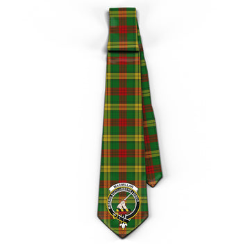 MacMillan Society of Glasgow Tartan Classic Necktie with Family Crest
