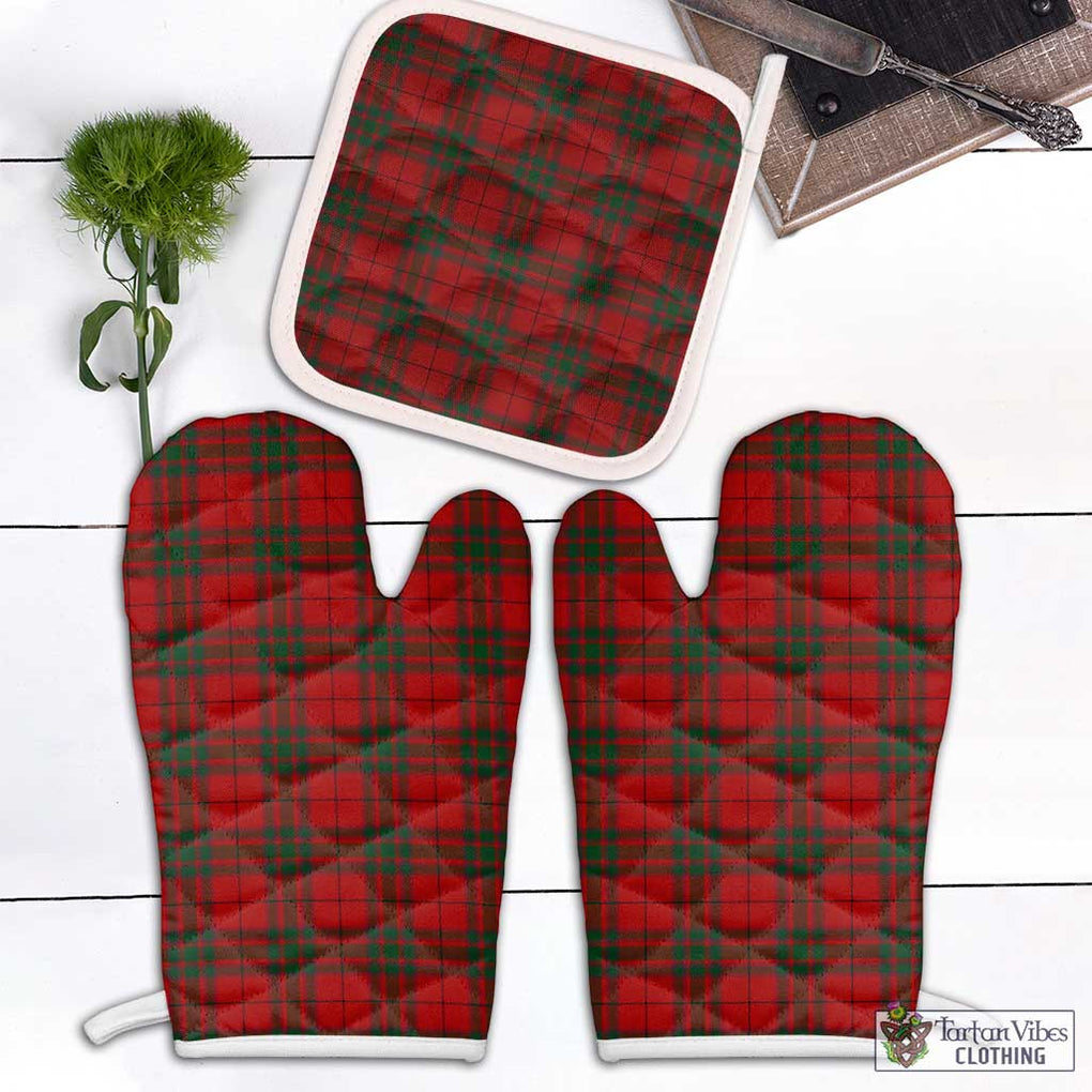 MacNab (McNab) Tartan Combo Oven Mitt & Pot-Holder Combo 1 Oven Mitt & 1 Pot-Holder White - Tartan Vibes Clothing