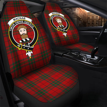 MacNab Tartan Car Seat Cover with Family Crest - Tartanvibesclothing
