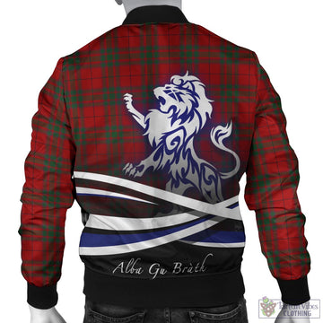 MacNab (McNab) Tartan Bomber Jacket with Alba Gu Brath Regal Lion Emblem