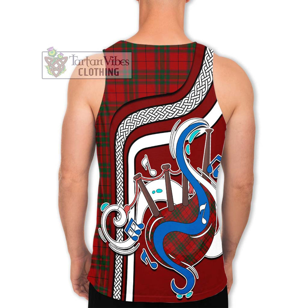 MacNab (McNab) Tartan Men's Tank Top with Epic Bagpipe Style - Tartanvibesclothing Shop