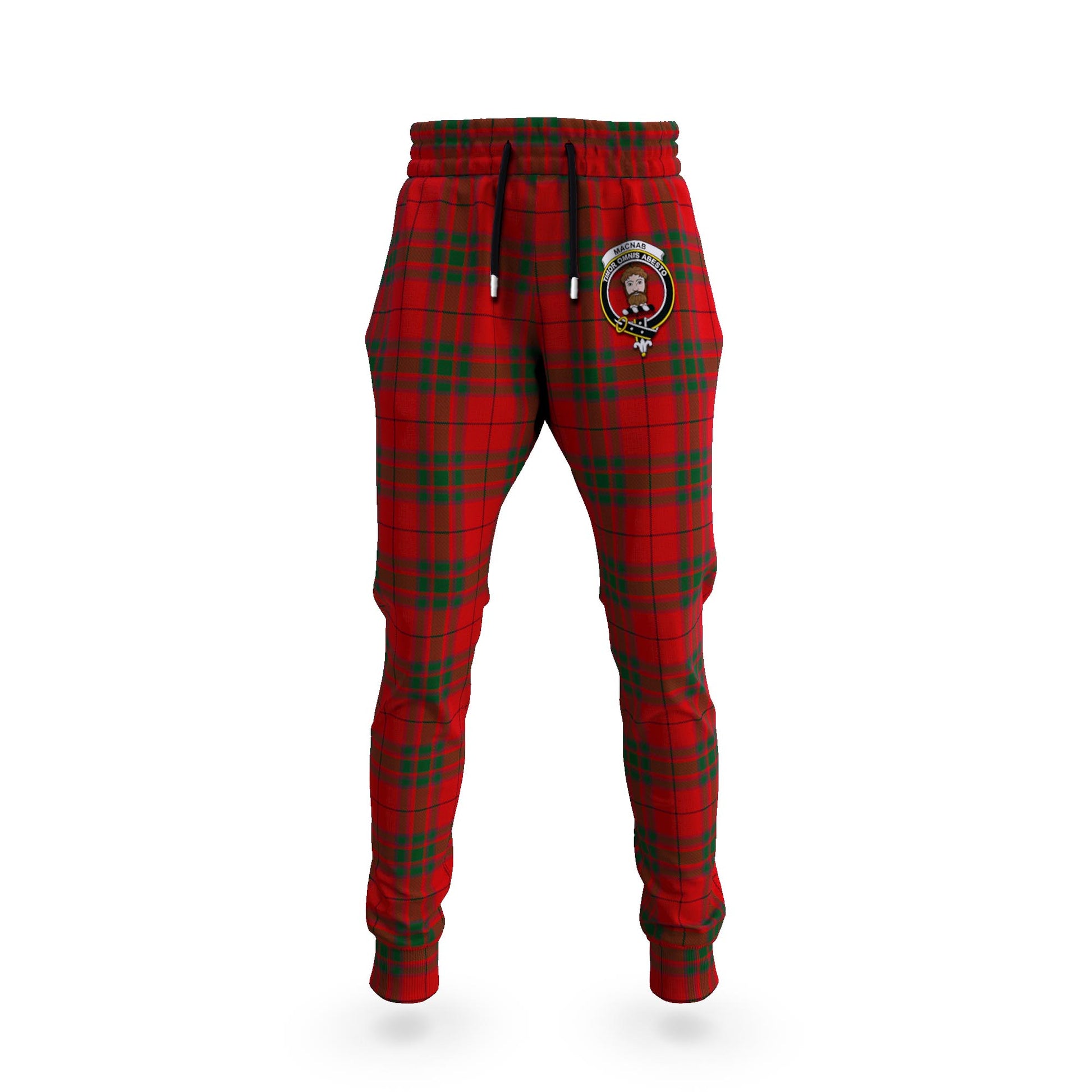 MacNab (McNab) Tartan Joggers Pants with Family Crest 5XL - Tartan Vibes Clothing
